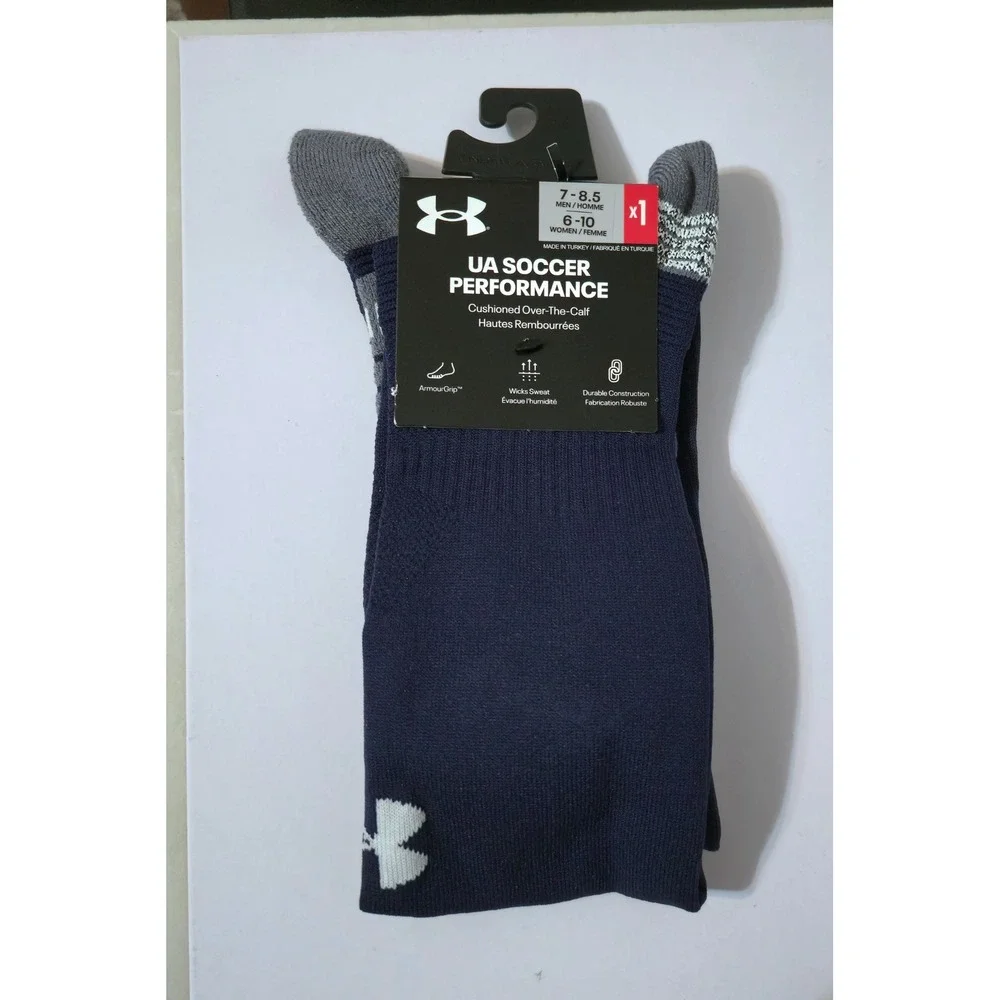 Under Armour UA Soccer Performance Socks 2 Pairs Midnight Navy  M/W
